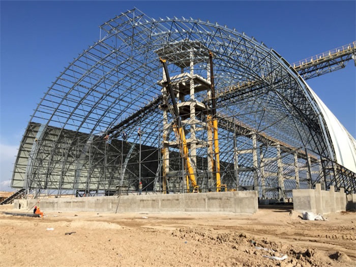 当阳煤机油桶翘工程网架